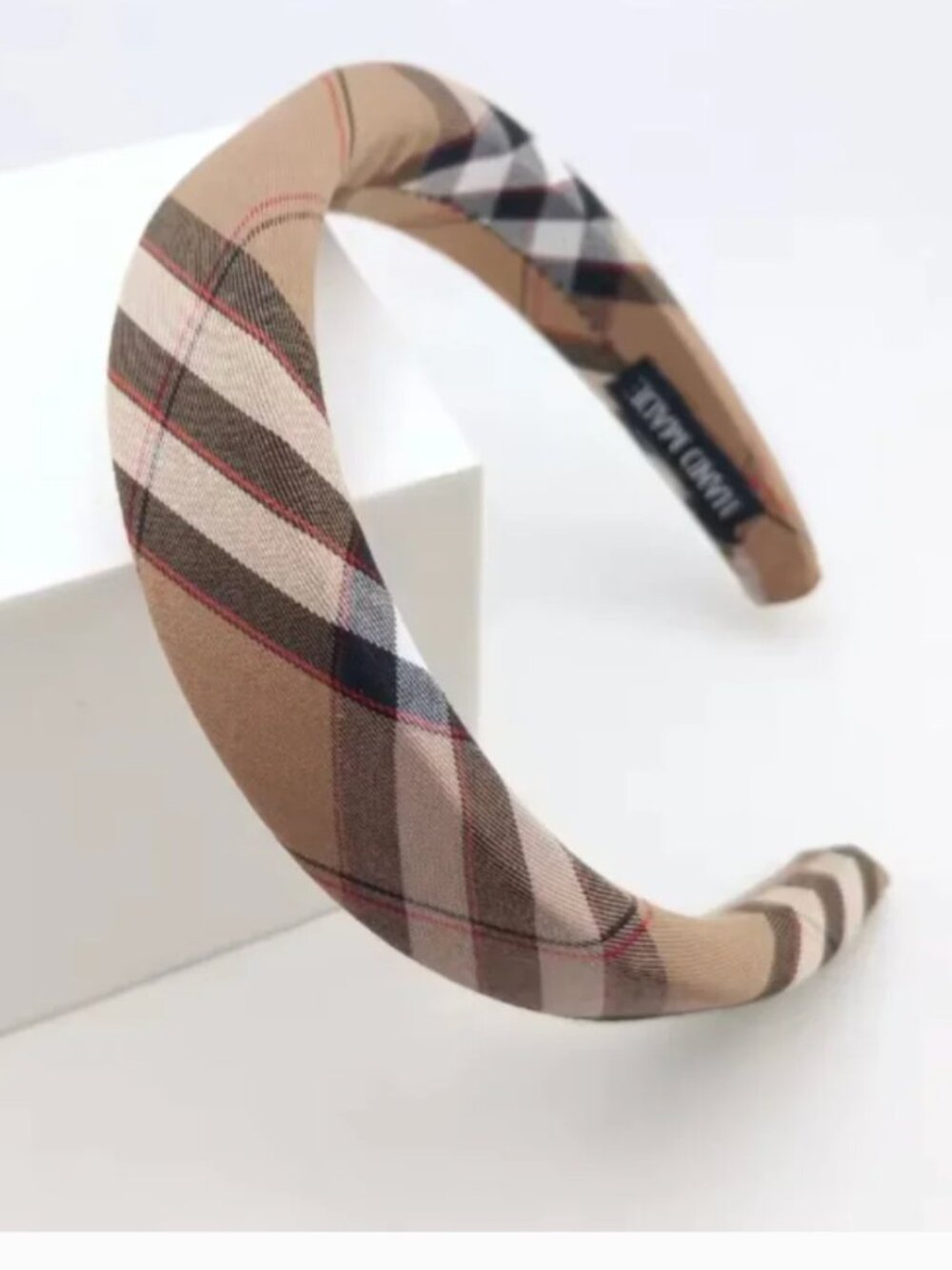 NWT Classic Plaid Hairband Hair BAND - Picture 2 of 4
